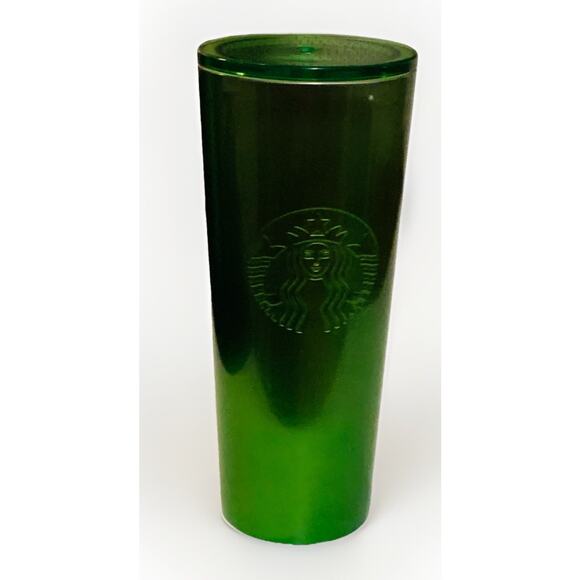 Starbucks Other - Starbucks 2019 Green Iridescent Stainless Cold Cup 24oz No Straw See Photos